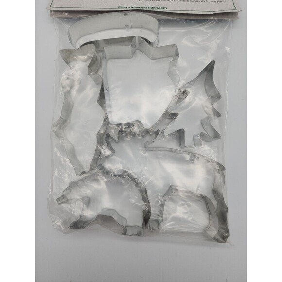 Stoney Creek Cookie Cutters Metal Set of 6 HS337 & Recipe Wildlife Outdoor - Picture 5 of 12